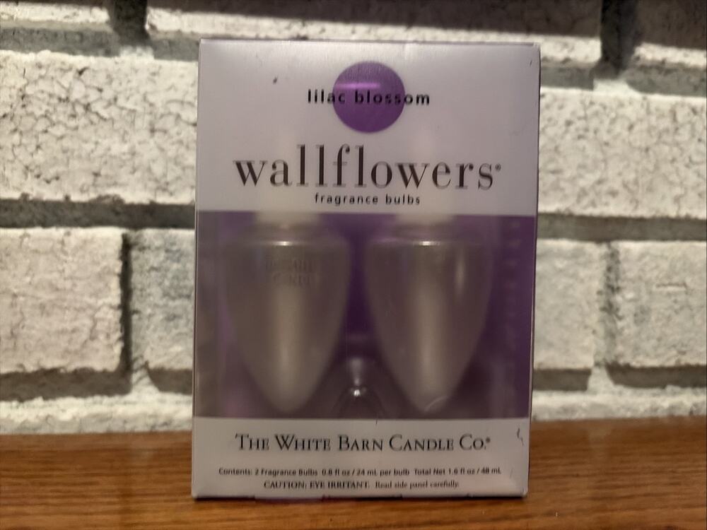 The White Barn Candle Co. Wallflowers Lilac Blossom 2 Fragrance Bulb Pack New